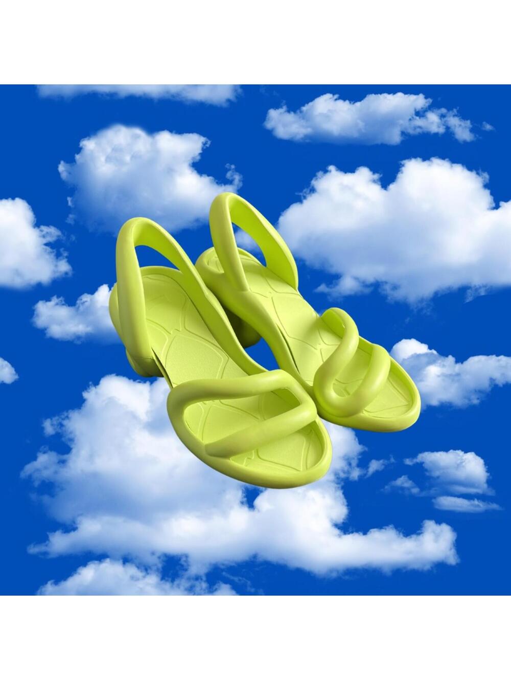 Camper Kobarah Yellow/Neon Green Sandals NEW Women's EU 36 MSRP $225